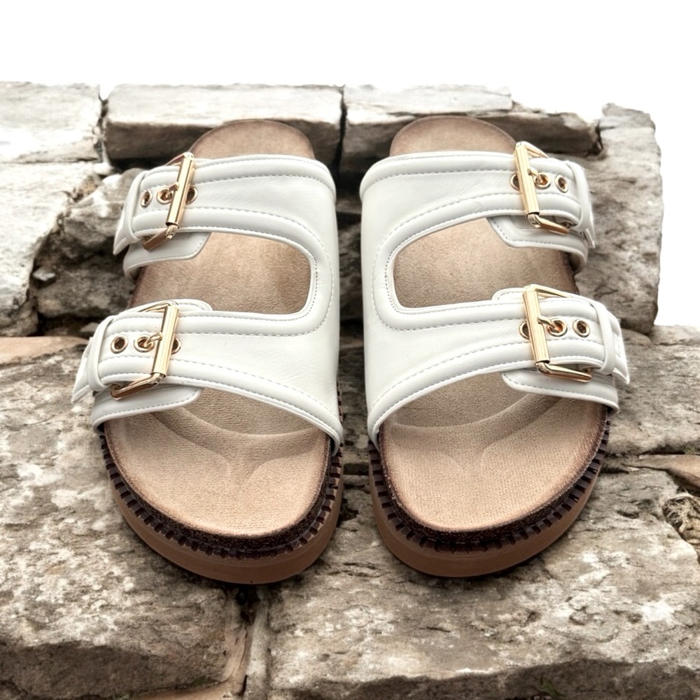 Women’s Shoreline Steps Sandals in White with  Adjustable Straps! 10! NWT! - Picture 2 of 12